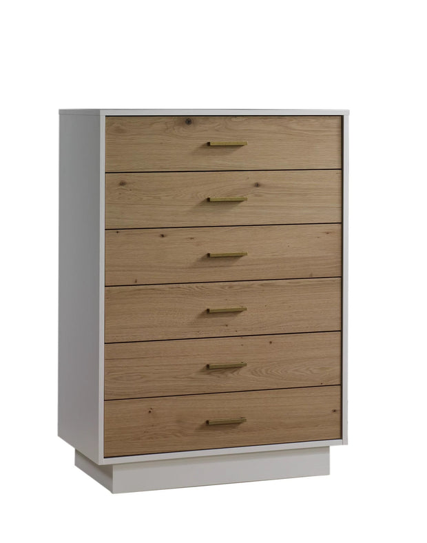 Como Naturale 6-Drawer Tall Chest