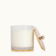 Frosted Wood Grain Candle