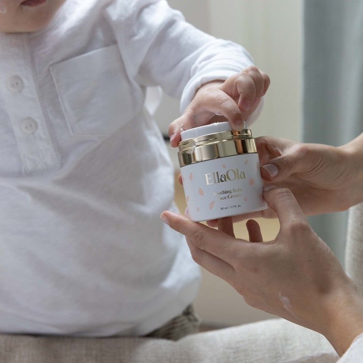 Crema facial hidratante para bebés