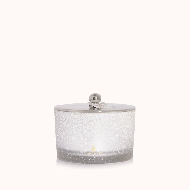 Flocked 3-Wick Poured Candle