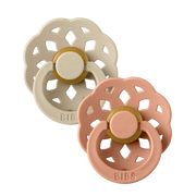 Boheme Pacifier - Round - Natural Rubber Latex (2-Pack)