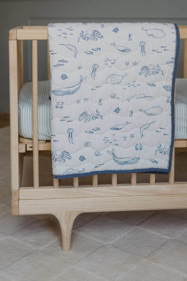 Life Aquatic Chambray Blanket