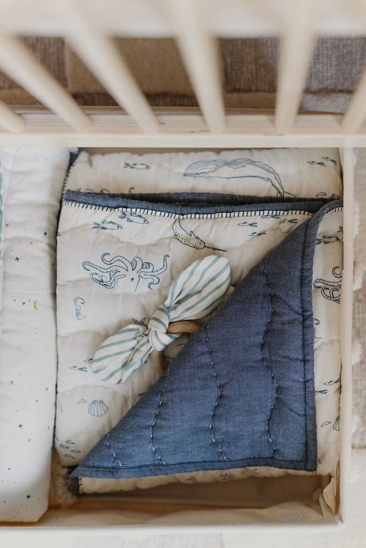 Life Aquatic Chambray Blanket