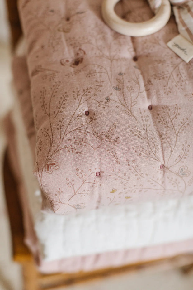 Secret Garden Quilted Chambray Blanket
