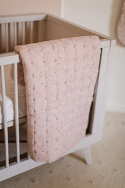 Secret Garden Quilted Chambray Blanket