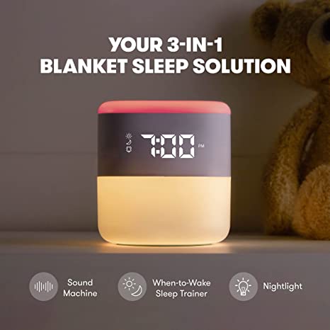 3-In-1 Sound Machine + When-to-Wake Clock + Nightlight – Baby's Planet