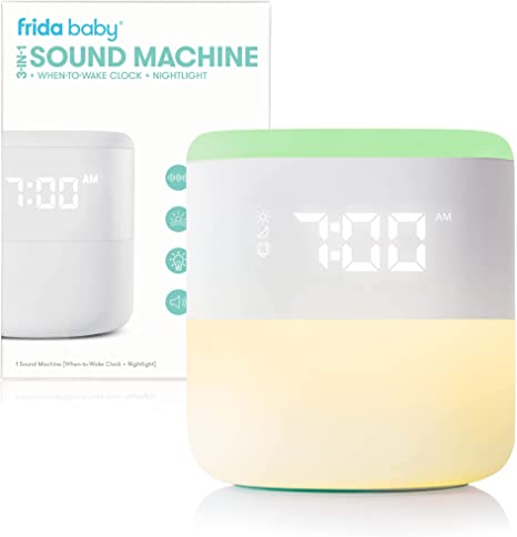 3-In-1 Sound Machine + When-to-Wake Clock + Nightlight