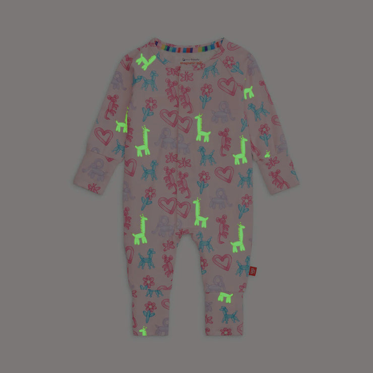 Pink Party Animals (Glow In The Dark) Coverall