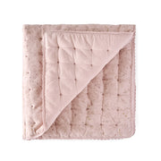 Secret Garden Quilted Chambray Blanket