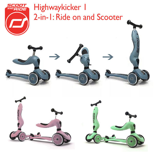 Highwaykick 1 Convertible Scooter