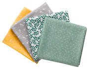 Sophie 4-Colored Swaddles Set