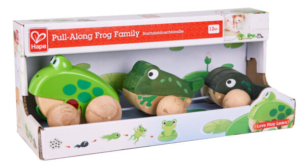 Frog Family Pull Along