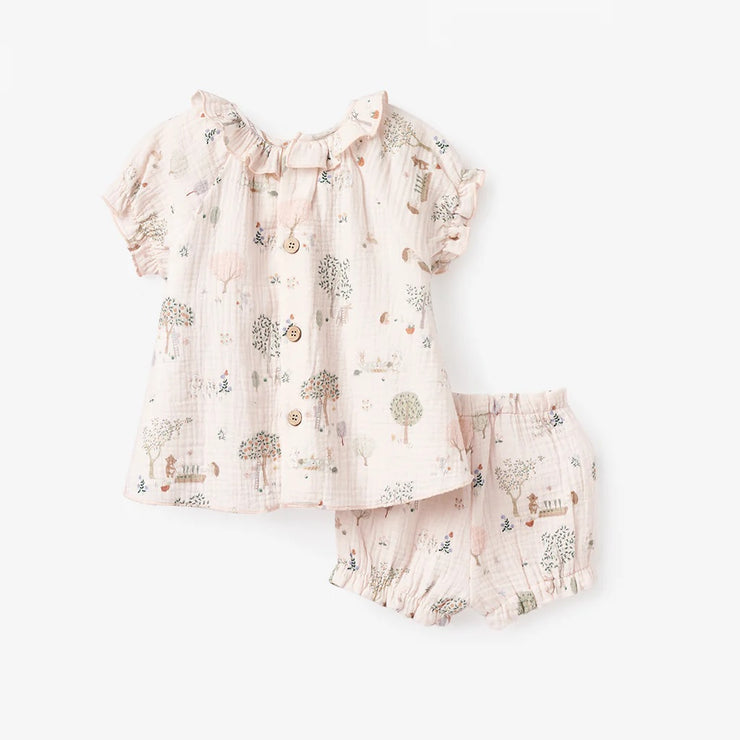 Garden Picnic Top with Bloomer