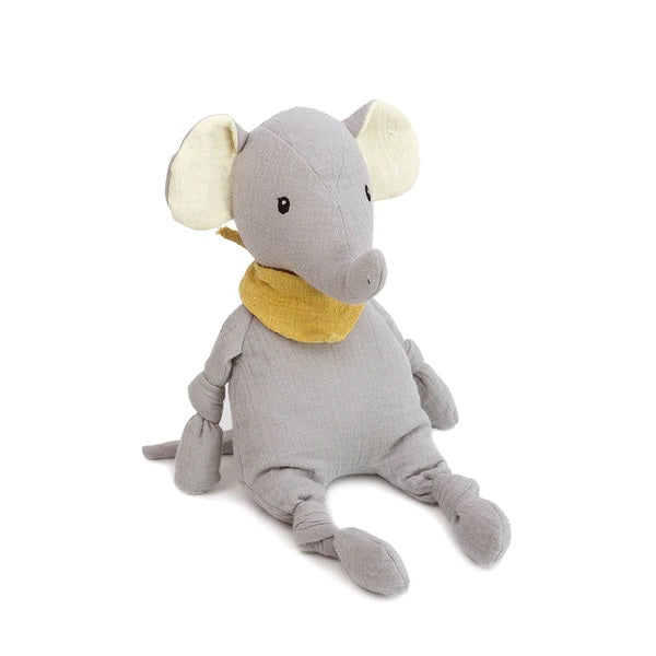Ozzy Elephant Knotted Doll