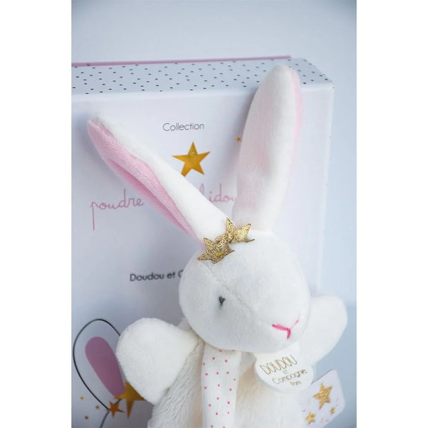 Star Pink Bunny Pacifier Holder