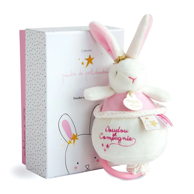 Star Pink Bunny Pull toy