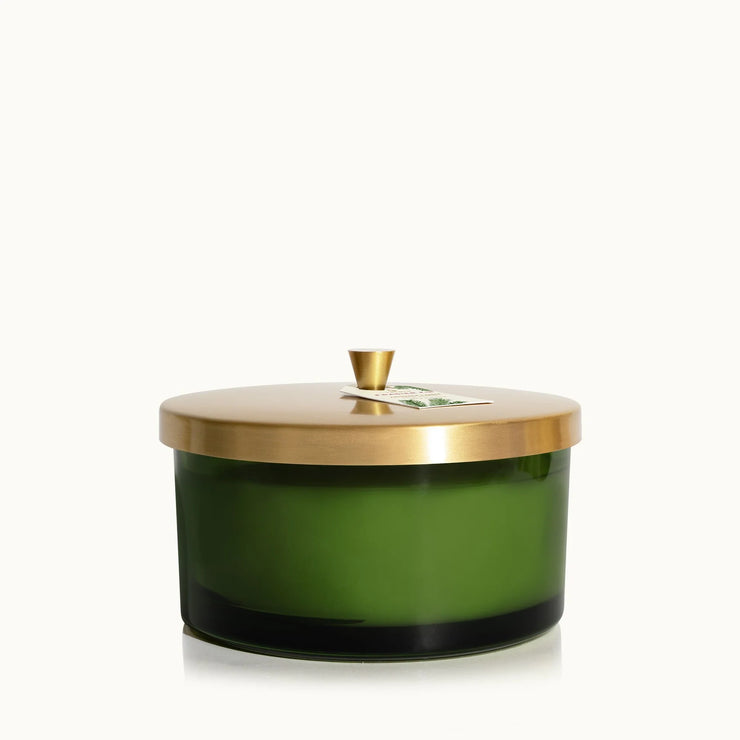 Green 4-Wick Poured Candle