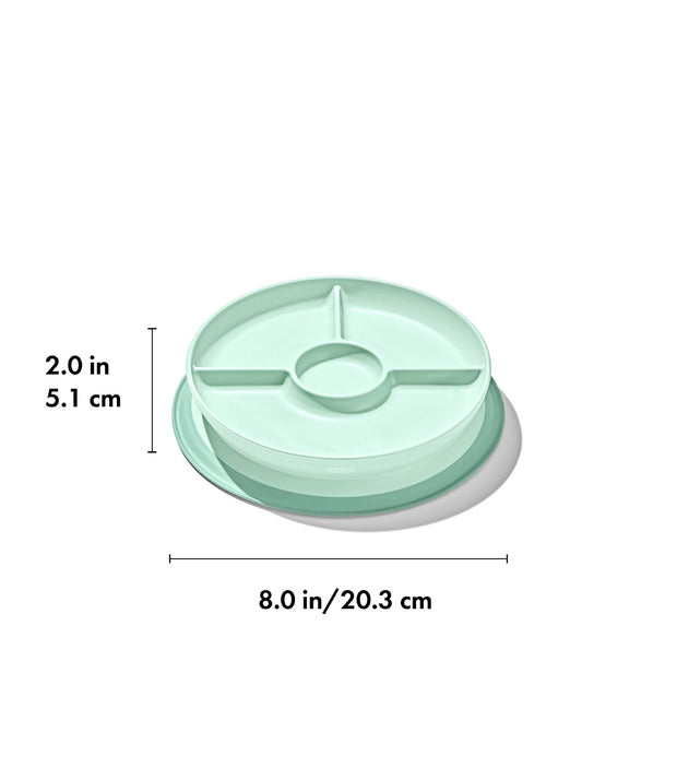 Stick & Stay Suction Divided Plate