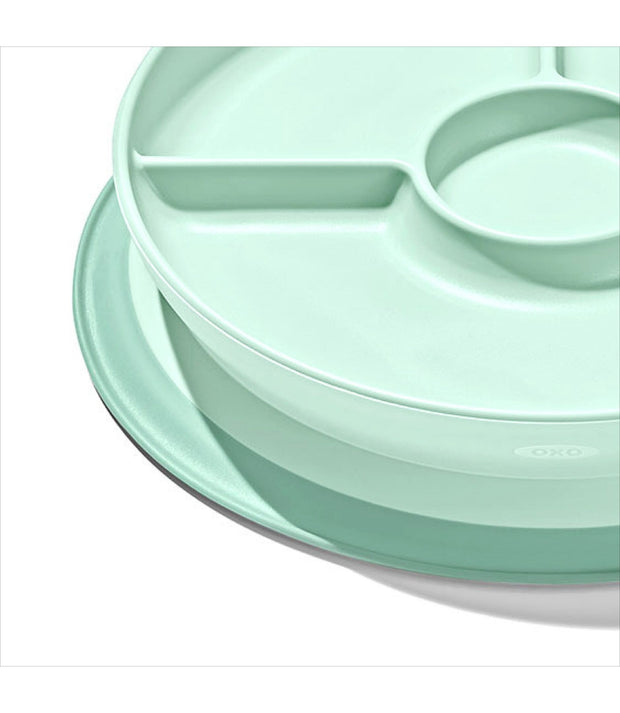 Stick & Stay Suction Divided Plate