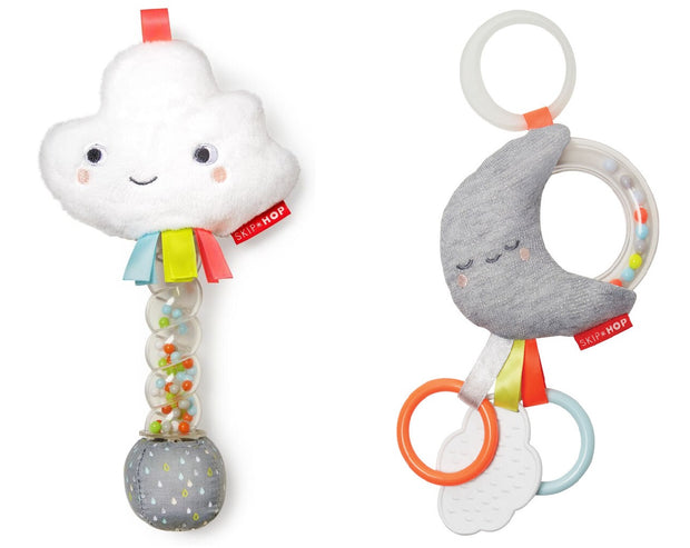 Silver Lining Cloud Rattle
