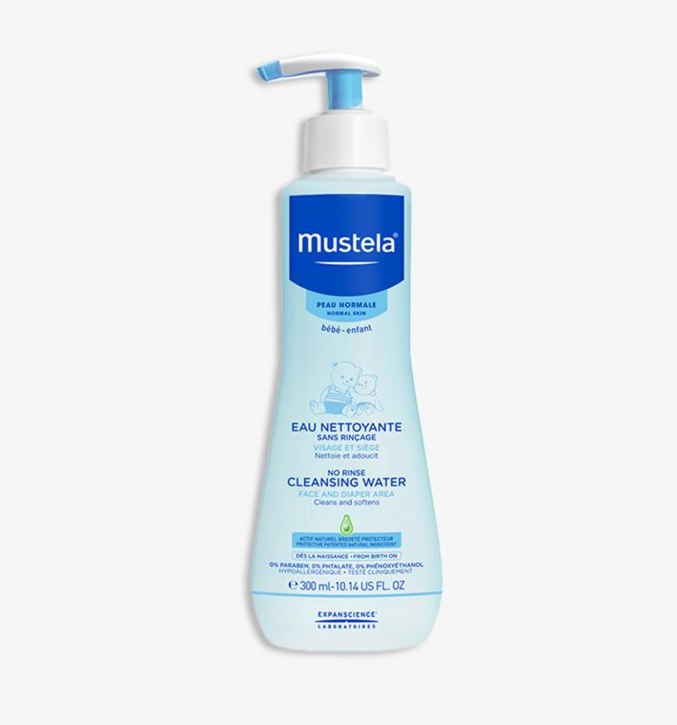 Mustela Bebe On-The-Go Travel Set - Baby Skin Care & Bath Time Gift Set -  Natural & Plant-Based - 3 Items Set - Packaging may vary