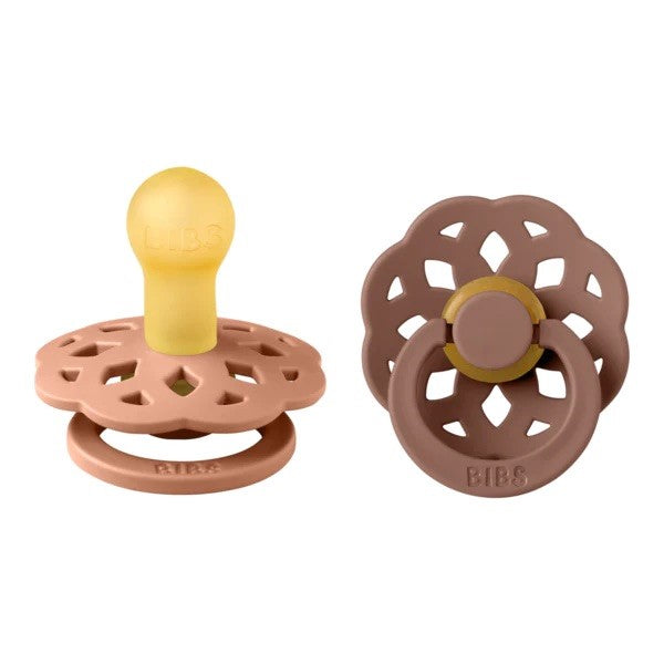 Boheme Pacifier - Round - Natural Rubber Latex (2-Pack)