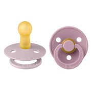 Colour Pacifier - Round - Natural Rubber Latex  (2-Pack)