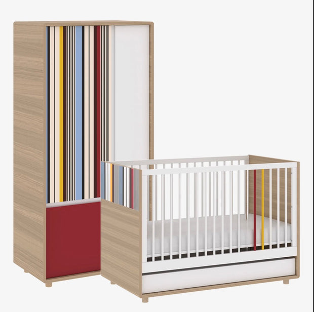 Evolve Collection Bundle Crib and Wardrobe